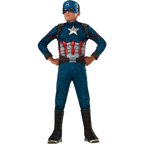 Costume d'Halloween pour garçons, Capitaine America - petit