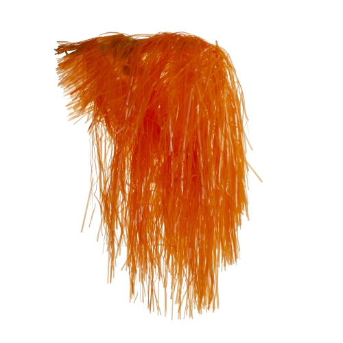 Orange Shiny Women Halloween Wig Costume Accessory One Size