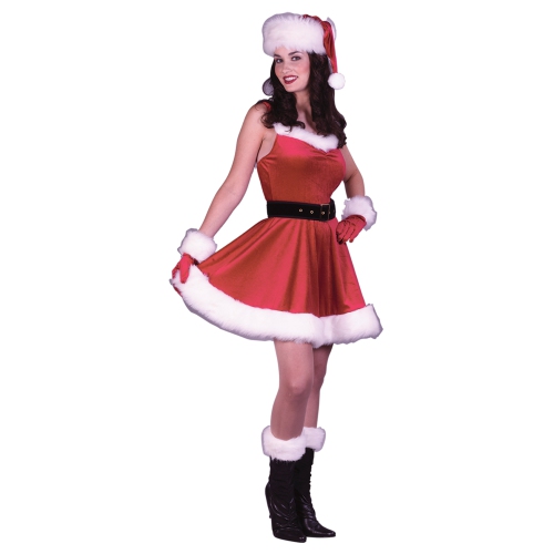THE COSTUME CENTER  And White Santa Ms Baby Christmas Women Costume - Medium In Red