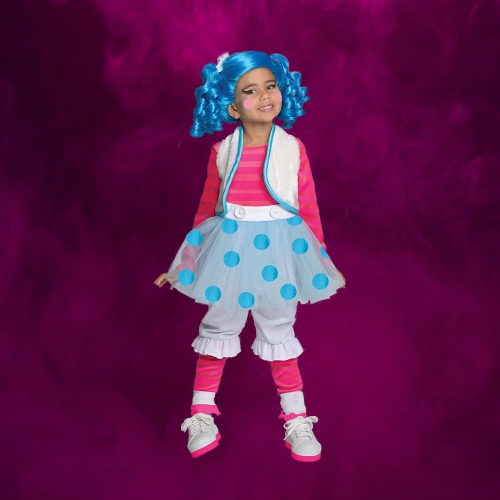 Costume d'Halloween pour enfant, mitaines Lalaloopsy Fluff 'n' Stuff - fille - TP 2T-3T