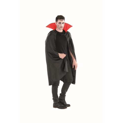 Costume d'Halloween pour enfants – cape de vampire noir et rouge – petit