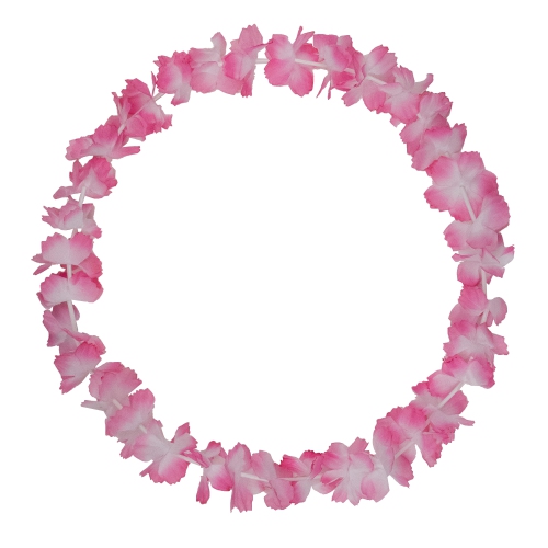 18" Pink and White Halloween Lei Costume Accessory