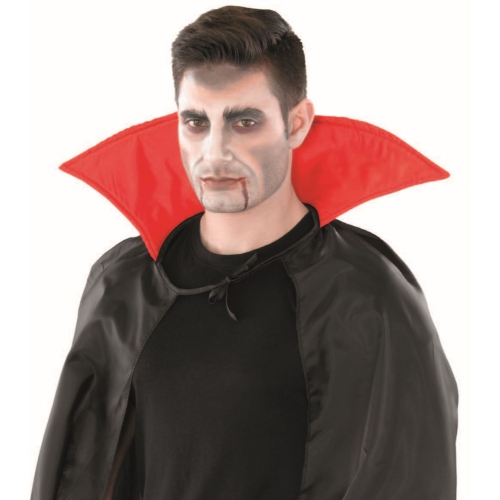 Costume d'Halloween pour enfants – cape de vampire noir et rouge – Grand