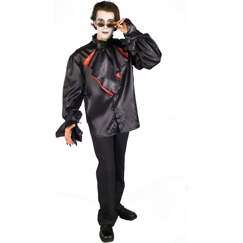 Men's Gothic Vampire Shirt Halloween Costume - One Size