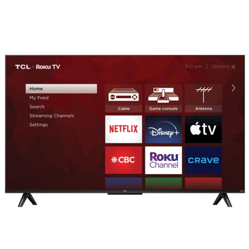 Open Box-TCL 43" Class 4-Series 4K UHD HDR Smart Roku TV – 43S451-CA