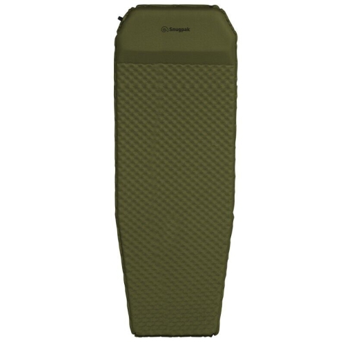 Très grand tapis de couchage autogonflant BASECAMP OPS ELITE de Snugpak avec oreiller intégré