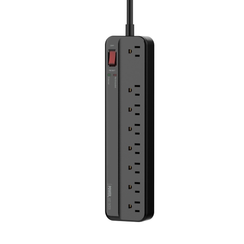 axGear 8 Port Power Bar Surge Protector Power Strip w/ 3 USB /USB-C Port Overload Protection Outlets 6.5 Feet Power Cord