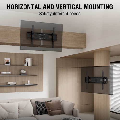 CondoMounts TILT Only-LARGE Pillar TV Mount | Column TV Mount | Round & Square Post TV Mount | No Drill | Holds 120lbs | Fits 37" to 85" TVs | Fits