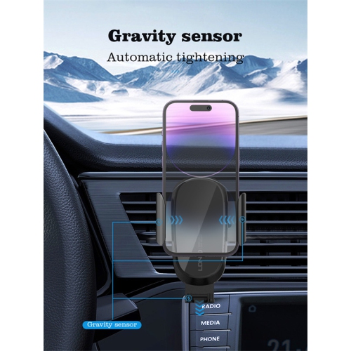 axGear Dashboard Car Phone Holder Qi Wireless Fast Charger /w Super Suction Cup Universal