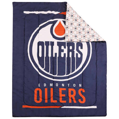 NHL 4-Piece Bed Sheet Set - Twin - Edmonton Oilers