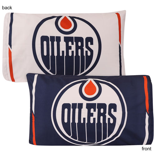 NHL 4-Piece Bed Sheet Set - Twin - Edmonton Oilers