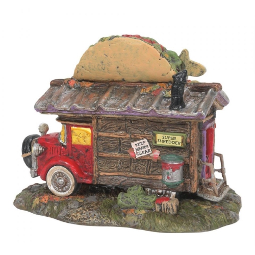 Department 56 LED Lighted Taco Tombsday Taco Truck Halloween Building #6011444
