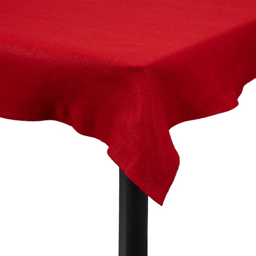 NORTHLIGHT  35.5" X 94.5" Rectangular Table Drape In Red