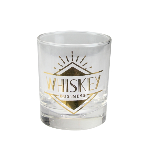 10 oz. Verre à whisky professionnel avec moule à glace sphérique noir