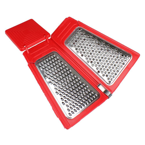 8.25" Red Collapsible Box Kitchen Grater