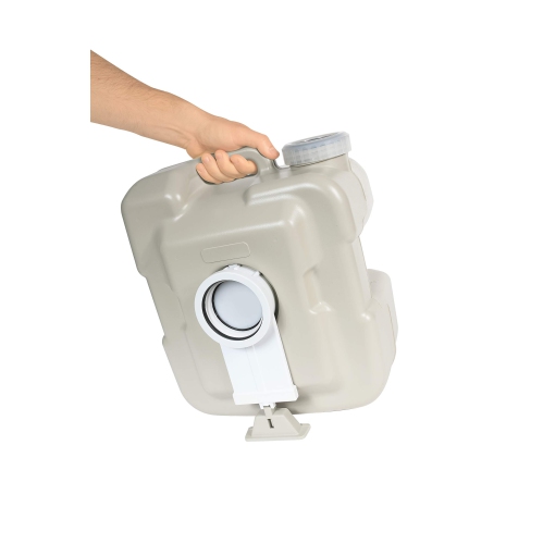 Camco 41541 Standard Portable Travel Toilet, Designed for Camping, RV, Boating And Other Recreational Activites, White