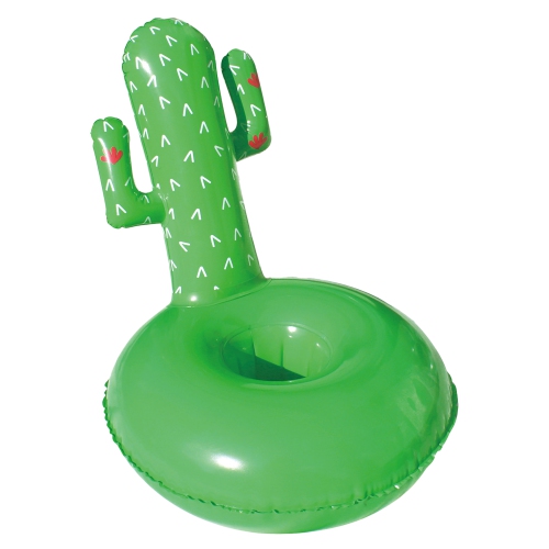 Inflatable Cactus Swimming Pool Floating Drink Holder - 18"