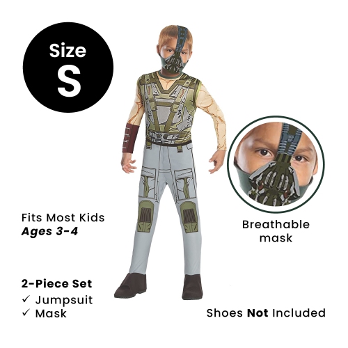The Dark Knight Rises Bane Boy's Halloween Costume- Small