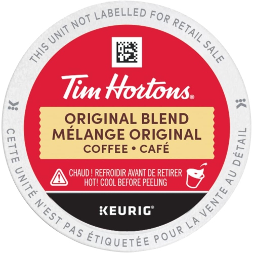 Tim Hortons Original Blend Coffee, Single Serve K-Cup Pods, Medium Roast, 30ct Pack