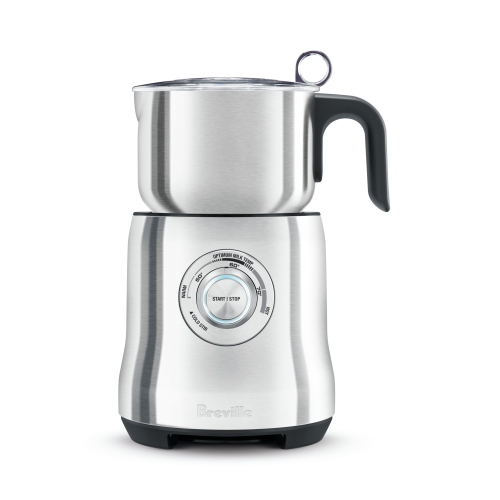 BREVILLE  The Milk Cafe Milk Frother, Milk Steamer, Bmf600Bss, Brushed Stainless Steel