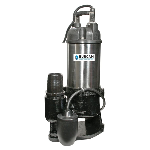 BURCAM  400401T Sewage Pump, 1/2 HP, 115V