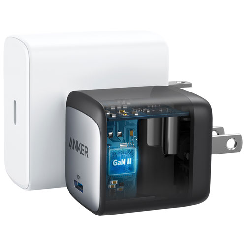 Anker Nano II 45W USB-C Wall Charger with USB-C/USB-C Cable