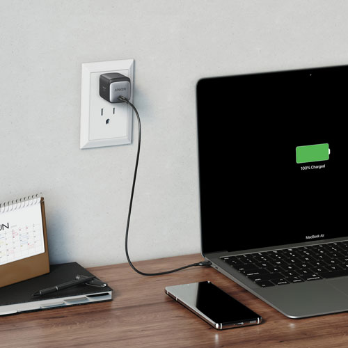 Anker Nano II 45W USB-C Wall Charger with USB-C/USB-C Cable