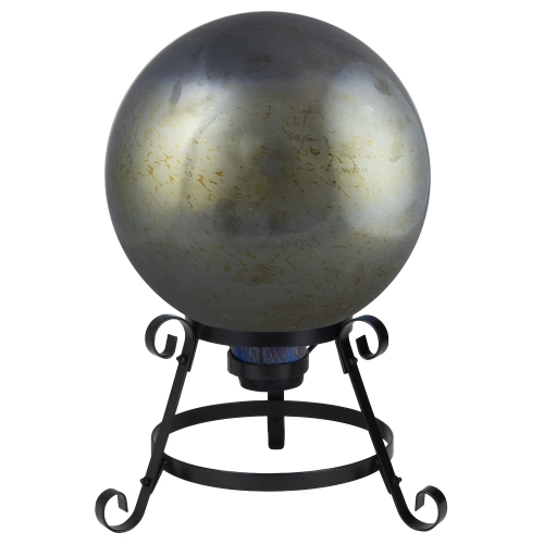 10" Mercury Glass Metallic Mirrored Outdoor Garden Gazing Ball