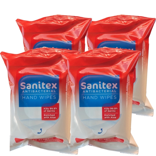 Sanitex 20 Count Antibacterial Hand Wipes