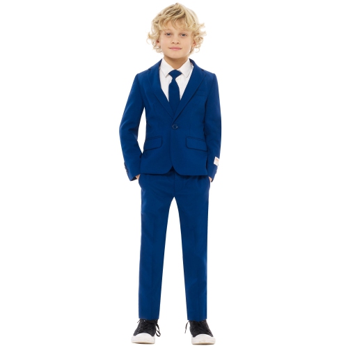 Navy Blue Classic Royale Boy Child Slim Fit Suit - 2Y