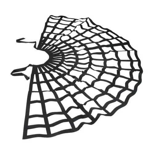Spiderweb Shawl Halloween Costume Accessory - Black - One Size