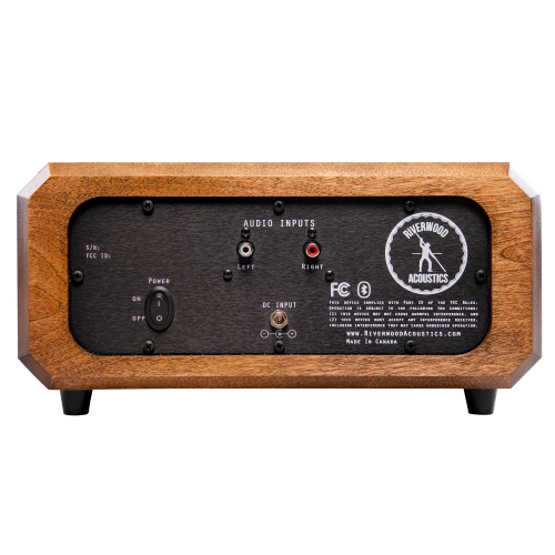 Riverwood Acoustics The Hudson Premium Hand-Crafted Solid Wood Bluetooth Speaker - Walnut