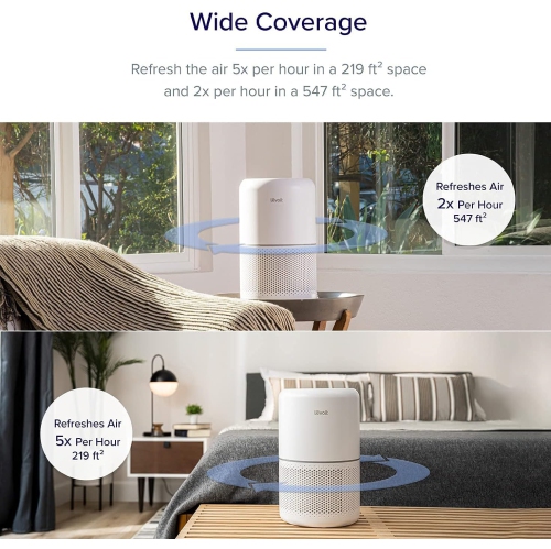 Levoit Air Purifiers for Home Allergies and Pets in Bedroom