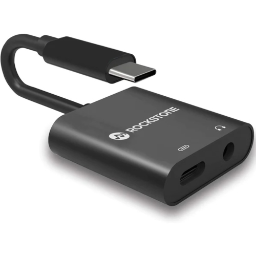 Rockstone – Adaptateur USB de type C à 3,5&nbsp;mm pour écouteurs et chargeurs