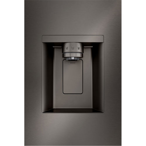 LG 36" 25.5 Cu. Ft. French Door Refrigerator w/ Water & Ice Dispenser - Black Stainless Steel