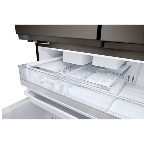 LG 36" 25.5 Cu. Ft. French Door Refrigerator w/ Water & Ice Dispenser - Black Stainless Steel