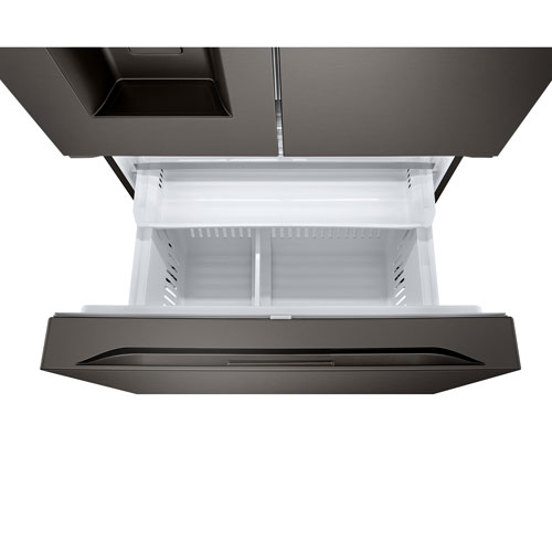 LG 36" 25.5 Cu. Ft. French Door Refrigerator w/ Water & Ice Dispenser - Black Stainless Steel