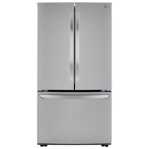 LG 36" 23 Cu. Ft. French Door Refrigerator with Ice Dispenser - Smudge Resistant Stainless Steel