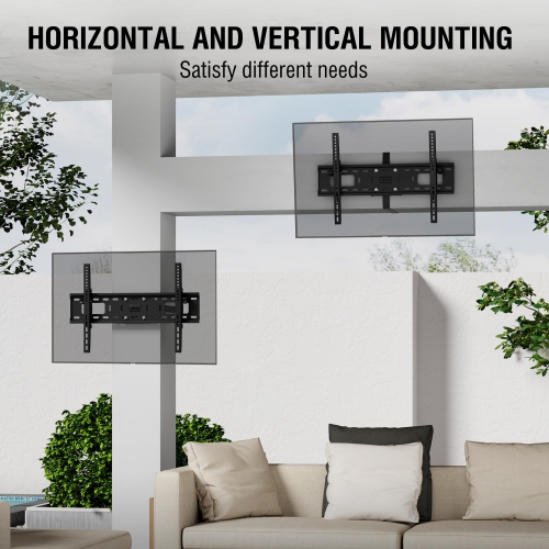 ZeboZap NO Drill Tilt Only Outdoor TV Mount | GAZEBO/Patio/Pergola TV Mount | Square Post TV Mount | Stainless Steel Screws | Weatherproof | Holds