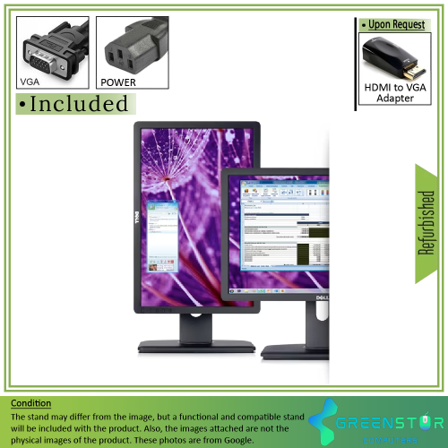 Remis à neuf - moniteur à écran plat DEL rétroéclairé ACL TN de P1913S 19 po de largeur Professional de Dell, 1280 x 1024, HD+