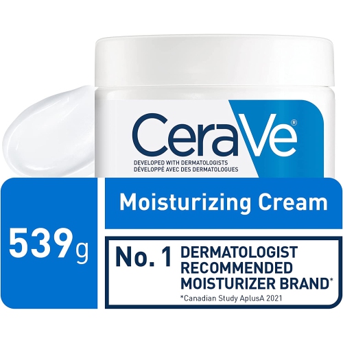 CeraVe Moisturizing Cream | Daily Face, Body & Hands Moisturizer for Dry Skin With Hyaluronic Acid and Ceramides for Women and Men. Sensitive skin,