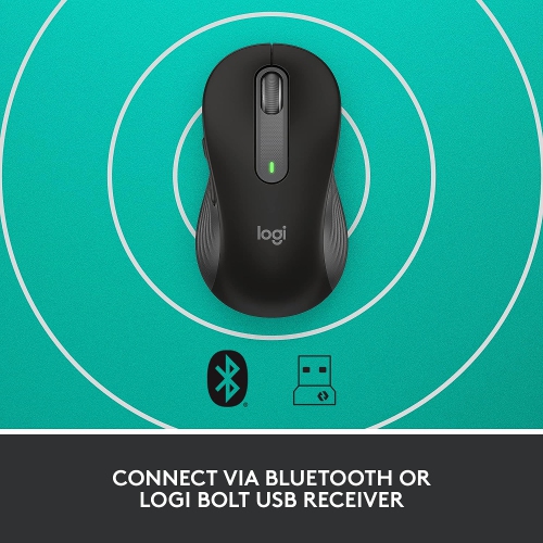 Logitech Signature M650 Wireless Mouse - BLACK by LOGITECH - Open Box condition - Image 6