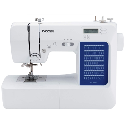 BROTHER  Cs7000X Computerized Sewing And Quilting Machine, 70 Built-In Stitches, Lcd Display, Wide Table, 10 Included Feet In White