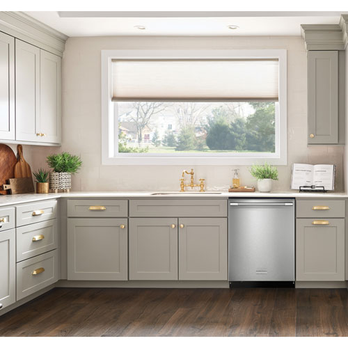 Frigidaire Pro 24" 47dB Built-In Dishwasher with Stainless Steel Tub & Third Rack (PDSH4816AF) - Stainless Steel