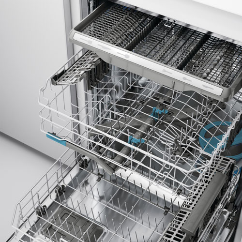 Frigidaire Gallery 24" 47dB Built-In Dishwasher with Stainless Tub & Third Rack (GDSH4715AD) - Black SS