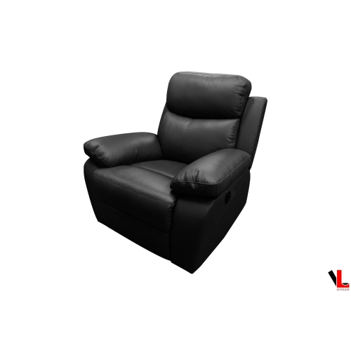 Levoluxe Aveon 3 Piece Pillow Top Arm Reclining Sofa, Loveseat and Chair Set in Leather Match