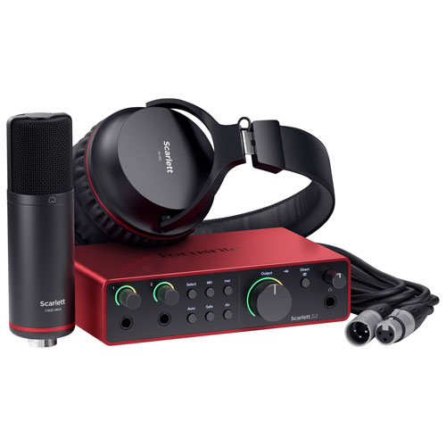 Focusrite Scarlett-2i2 4th Gen Bundle