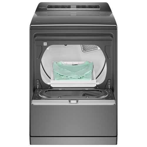 Whirlpool 7.4 Cu. Ft. Gas Steam Dryer (WGD8127LC) - Chrome Shadow