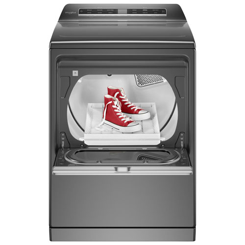 Whirlpool 7.4 Cu. Ft. Gas Steam Dryer (WGD8127LC) - Chrome Shadow