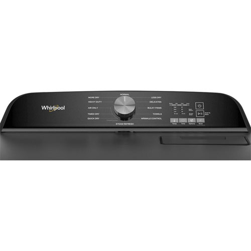 Sécheuse électrique de 7,0 pi³ de Whirlpool - Noir volcan